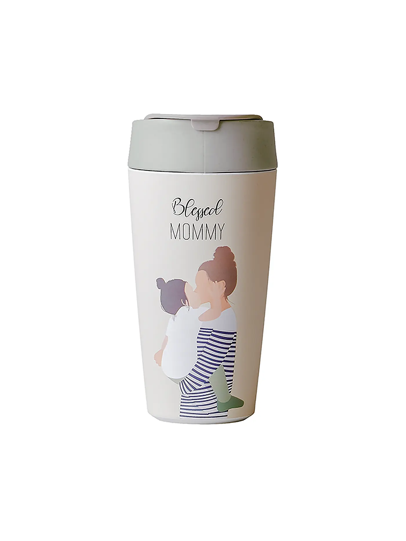 CHIC.MIC | Becher bioloco plant deluxe cup 420ml Orange Leaves | bunt